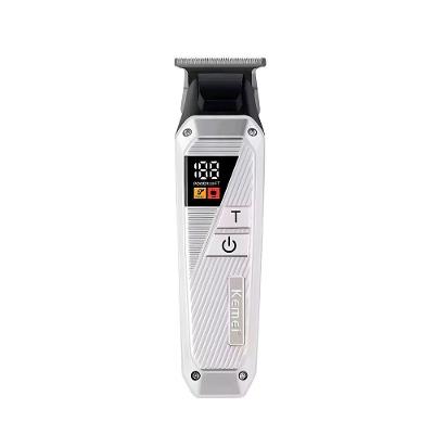 Máquina De Acabamento Km-1679 – Precisão E Performance Profissional Para Barba, Aparador Cabelo Visor Digital