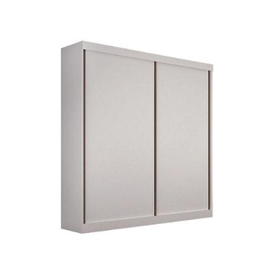 Guarda Roupa Solteiro 2 Portas 3 Gavetas - São Paulo-branco - Leifer Móveis