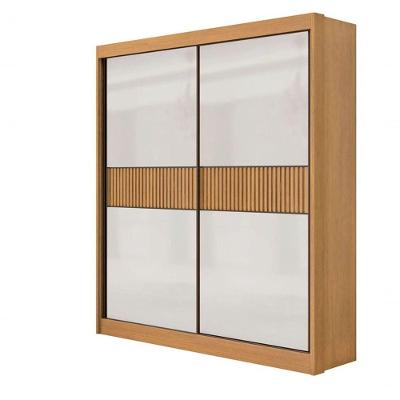 Guarda Roupa 2 Portas 3 Gav - Santorini Ripado D'doro