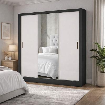 Guarda Roupa Com Espelho E 3 Portas Sapphire -grand Line