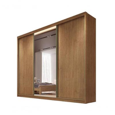 Guarda Roupa Casal Com 1 Porta Espelhada 6 Gavetas - Londres-cumaru - Móveis Novo Horizonte