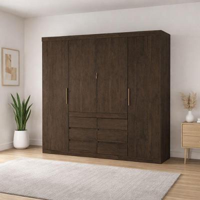 Guarda Roupa 4 Portas 6 Gavetas Xline -grand Line