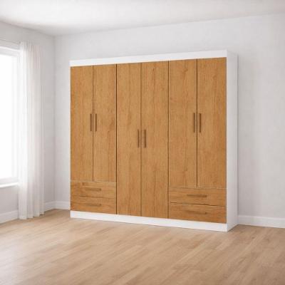 Guarda Roupa 6 Portas 4 Gavetas Allure -grand Line