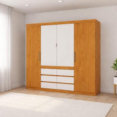 Guarda Roupa 4 Portas 6 Gavetas Xline -grand Line