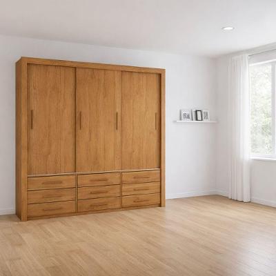 Guarda Roupa 3 Portas 9 Gavetas Imperium -grand Line