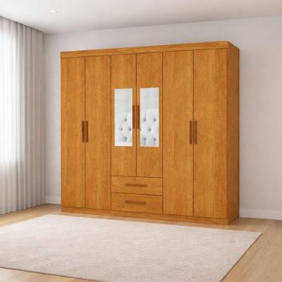 Guarda Roupa Com 2 Espelhos E 6 Portas Platinum -grand Line