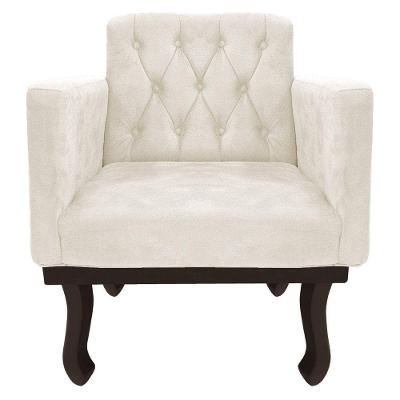 Kit Diva Recamier Diana 130cm Lado Esquerdo E 02 Poltronas Classic ano -   Bege