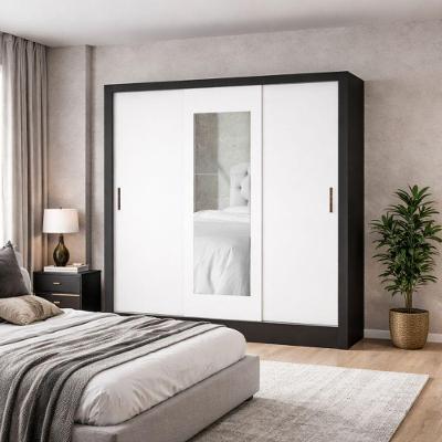 Guarda Roupa 3 Portas 3 Gav E Espelho Sapphire -grand Line