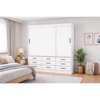 Guarda Roupa 9 Gavetas 3 Portas Sunset-grand Line