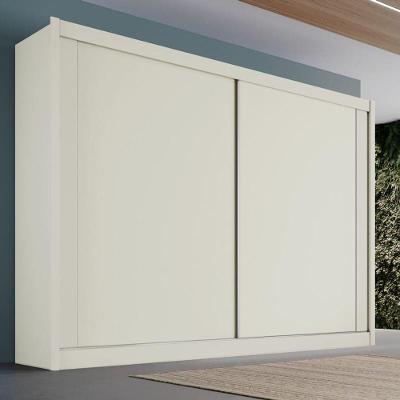 Guarda Roupa Casal 2 Portas 4 Gavetas Creta-off White Europa