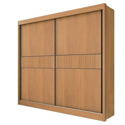 Guarda Roupa Casal 2 Portas 6 Gavetas - Cancun Ripado D'doro