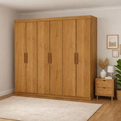 Guarda Roupa 6 Portas 2 Gavetas Perla -grand Line