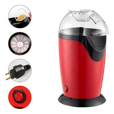 Pipoqueira Elétrica A Ar Quente Vermelha Sem óleo 127v – Pipoca Crocante E Saudável Em Minutos