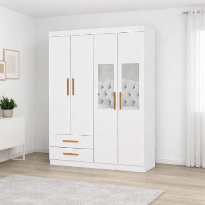 Guarda Roupa 4 Portas 2 Espelhos Centrais Allure -grand Line