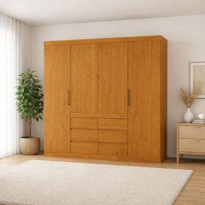 Guarda Roupa 4 Portas 6 Gavetas Xline -grand Line