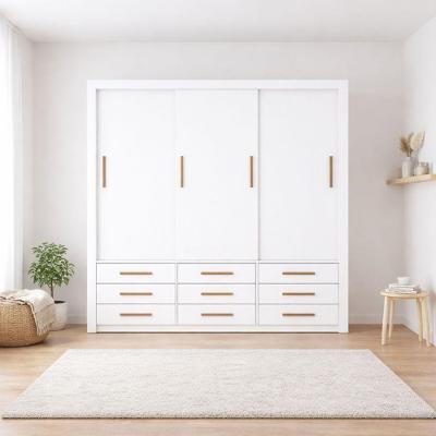Guarda Roupa 3 Portas 9 Gavetas Imperium -grand Line
