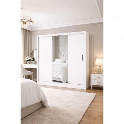 Guarda Roupa Com Espelho E 3 Portas Sapphire -grand Line
