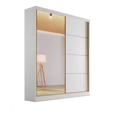 Guarda-roupa Espelho 1,80m 100%mdf - Veneza-branco Bianchi