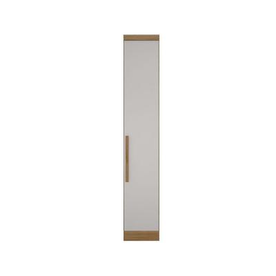 Modulado 1 Porta 100% Mdf - Rizon-cumaru Off White - Móveis Novo Horizonte