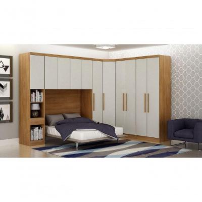 Modulado Completo Casal 6 Portas 6 Gavetas - Rizon-cumaru-fendi - Móveis Novo Horizonte