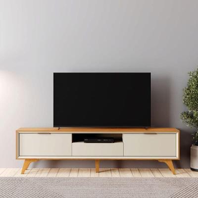 Rack 3 Gavetas Moderno Viena-naturale-off White Mavau