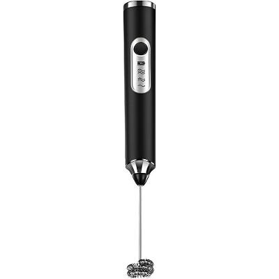 Mixer de Mão Portátil Recarregável 2 em 1 Preto com 3 Velocidades e Acessórios Usb