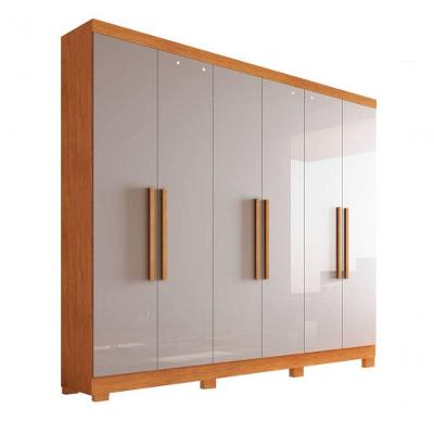 Guarda-roupa 6 Portas 1,80m Com Pés - Sergipe Bianchi