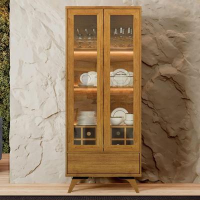 Cristaleira 2 Portas Com Led - Vitrum-naturale - Mavau