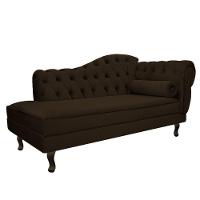 Kit Diva Recamier Diana 160cm Lado Esquerdo e 02 Poltronas Julia ano Marrom - 5