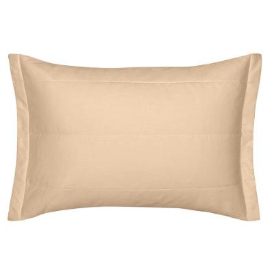 Porta Travesseiro 50cm X 70cm Altenburg Algodão Lux 200 Fios Bege Caramelo