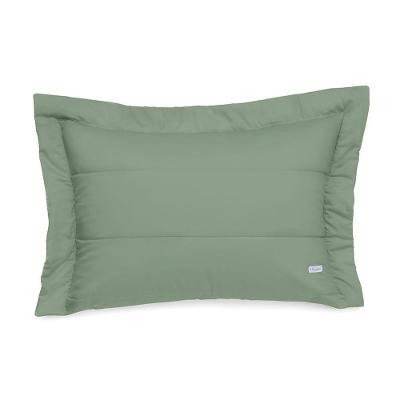 Porta Travesseiro Cetim 300 Fios 50cm X 70cm Decorativo 100% Algodão Verde Altenburg