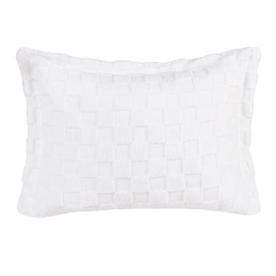 Fronha Blend Sense Snow 50cm X 70cm Sherpa e Coral Fleece Snow Branco Altenburg