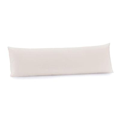 Fronha Body Pillow 40cm X 1,30m Altenburg Algodão Lux 200 Fios Bege Delavé