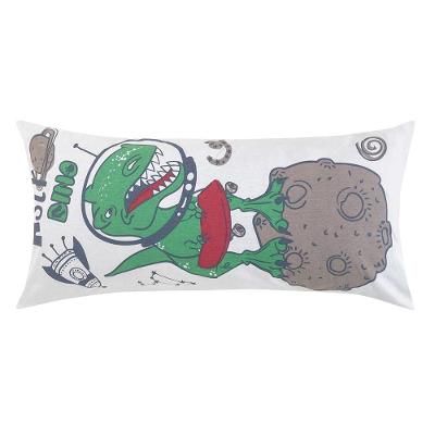 Fronha Para Body Pillow Infantil Altenburg Mundo Kids 30cm X 65cm Astro Dino