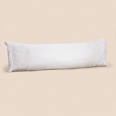 Fronha Body Pillow Altenburg Haus Cetim De Algodão 300 Fios Boreal 40cm X 1,30m
