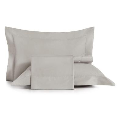 Jogo De Cama King 4 Peças Altenburg Algodão Lux 200 Fios Cinza Inspiração