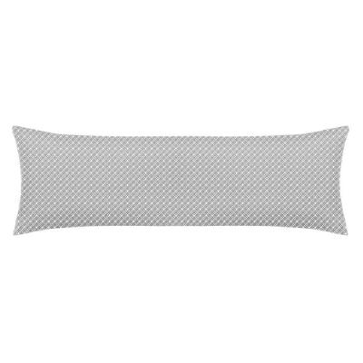 Fronha Body Pillow Altenburg Toque Acetinado 40x130cm 100% Poliéster Cinza