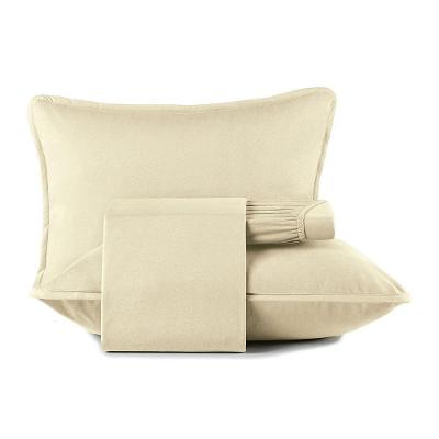 Jogo De Cama Altenburg Casal 4 Peças Malha Fio Penteado Bege Noale