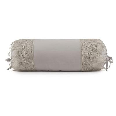 Capa Para Almofada Rolo Altenburg Bordados Em Cetim 300 Fios Ballerina 24cm X 54cm