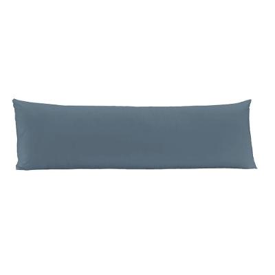 Fronha Body Pillow Toque Acetinado 40cm X 130cm para Travesseiro 100% Poliéster Azul Altenburg