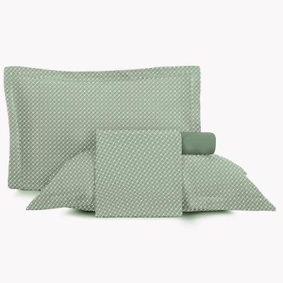 Jogo De Cama Solteiro 3 Peças Altenburg Toque Acetinado Slim Verde