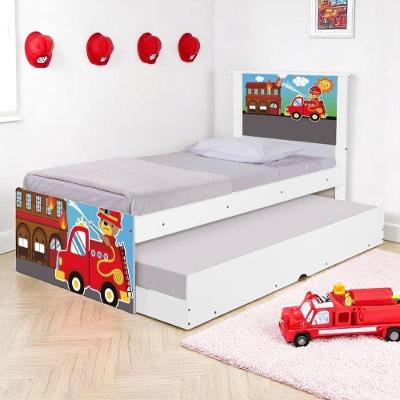 Bi Cama Infantil Solteiro 195cm X 96cm Kmteb Quartel D- Fogo