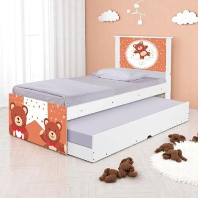 Bi Cama Infantil Solteiro 195cm X 96cm Kmteb Ursinho