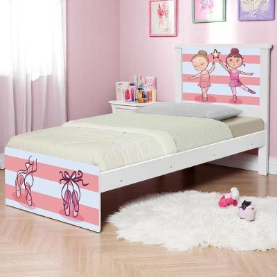 Cama Infantil Solteiro 195cm X 96cm Kmteb Bailarinas 2