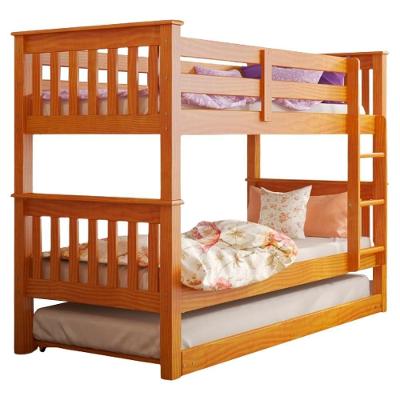 Beliche Madeira Maciça Com Cama Auxiliar 730x715la Mel Acetinado Marjori