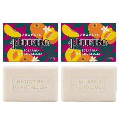 Kit 2 Sabonete Em Barra Phebo Nectarina Da Andaluzia 100g