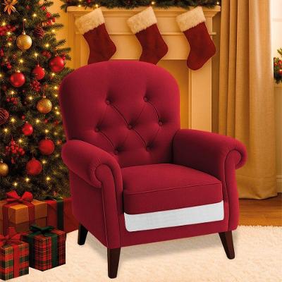 Poltrona Natalina Papai Noel North Pole Suede Vermelho