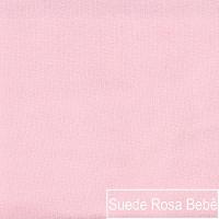 Kit Diva Recamier Heitor 140cm Lado Direito e 02 Poltronas Luiza Suede Rosa Bebê - 2