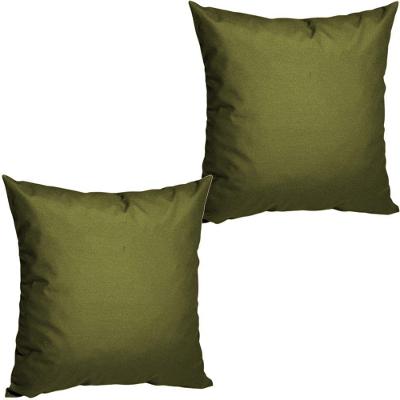 2 Almofadas Cheias P/ Sofá Decorativas Impermeáveis Pequena Verde Olivia