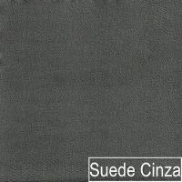 Kit Diva Recamier Diana 185cm Lado Esquerdo E 02 Poltronas Classic Suede - Adj Decor Cor Cinza - 5
